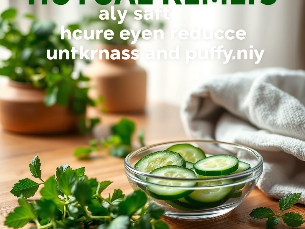 Domowe sposoby na cienie pod oczami: naturalne metody łagodzenia i redukcji opuchlizny