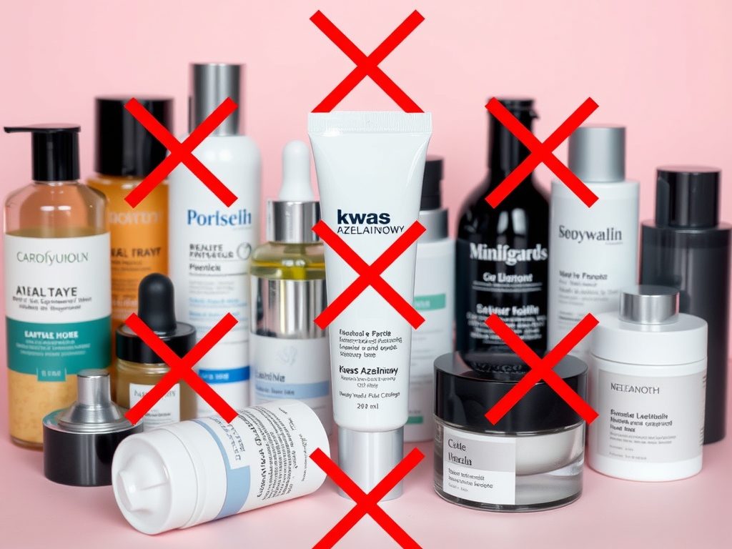 Kwas azelainowy z czym nie łączyć — bezpieczne połączenia i typowe błędy w pielęgnacji skóry